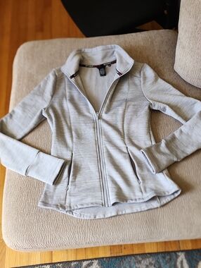 Spyder Light Gray Women's Zip-Up  Jacket